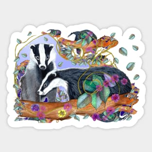 Badger Love Sticker